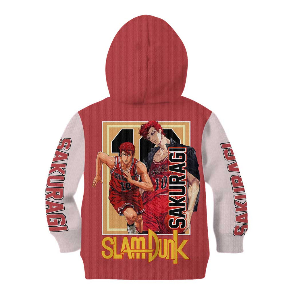 Hanamichi Sakuragi Slam Dunk Kid Hoodie Japan Anime Style