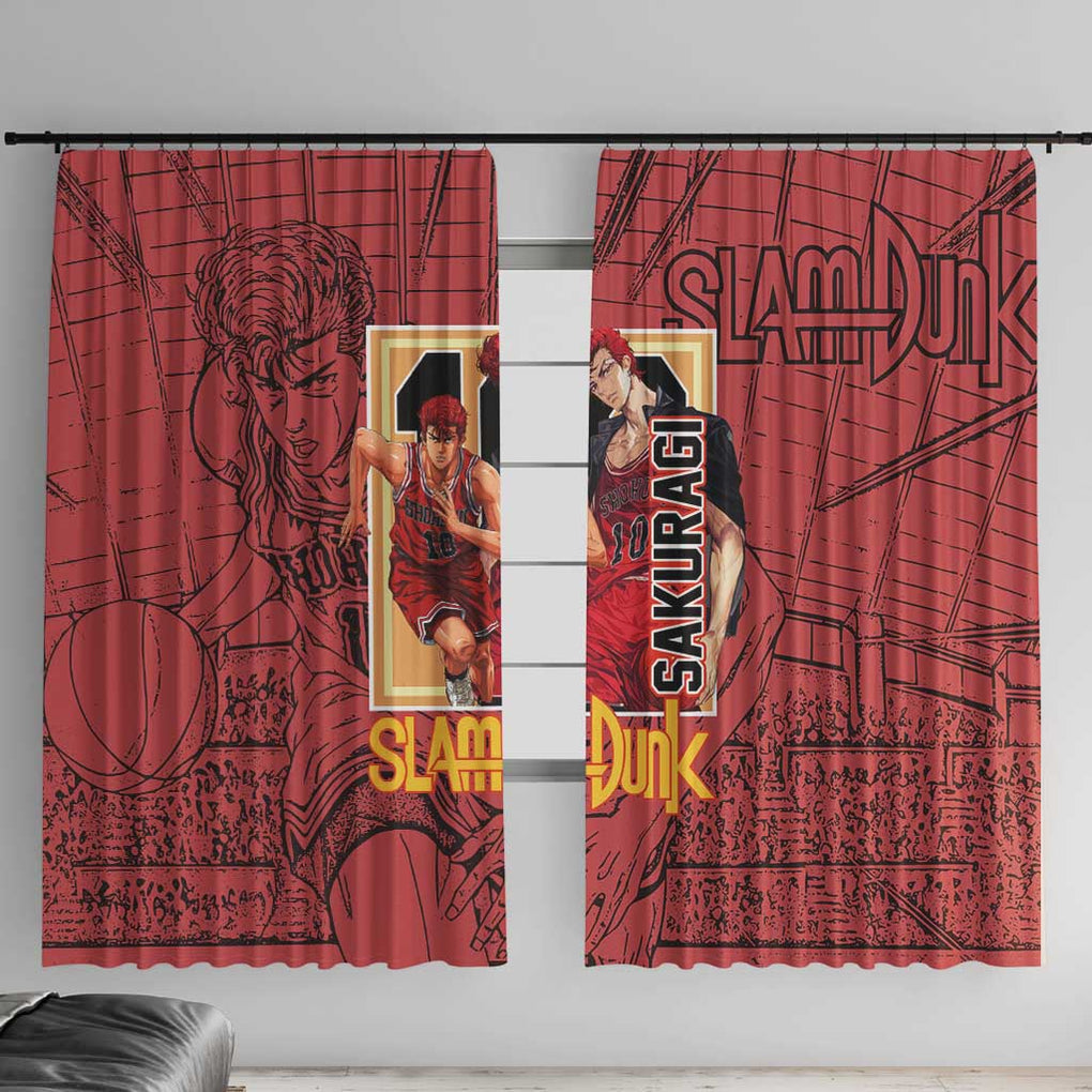 Hanamichi Sakuragi Slam Dunk Window Curtain Japan Anime Style