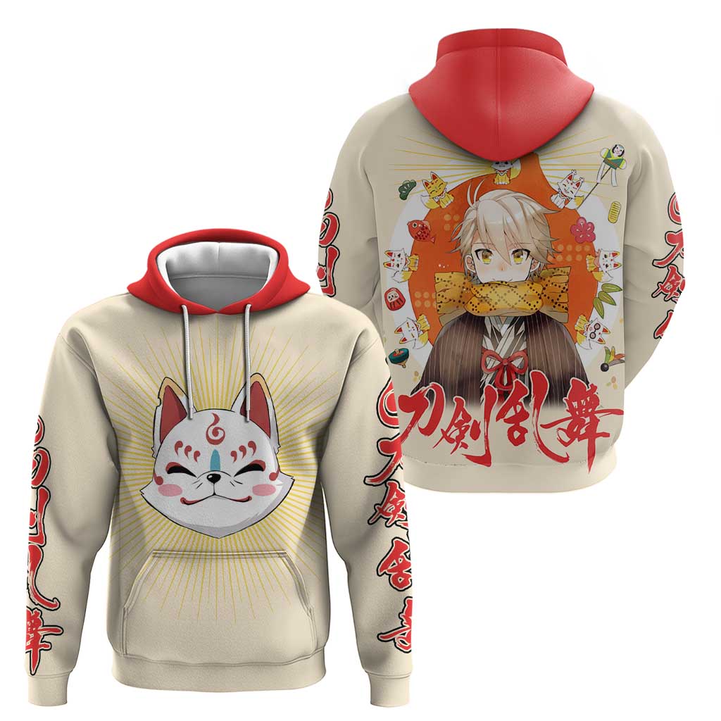 Cute Foxes Touken Ranbu Hoodie Japan Anime Style - The Mazicc