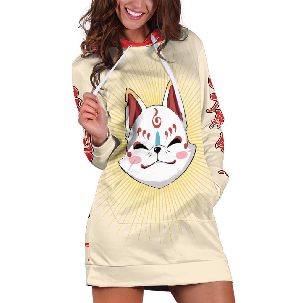 Cute Foxes Touken Ranbu Hoodie Dress Japan Anime Style - The Mazicc