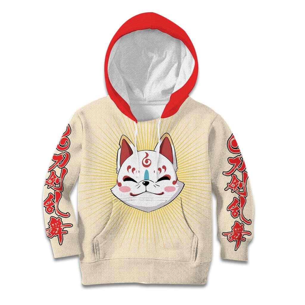 Cute Foxes Touken Ranbu Kid Hoodie Japan Anime Style - The Mazicc