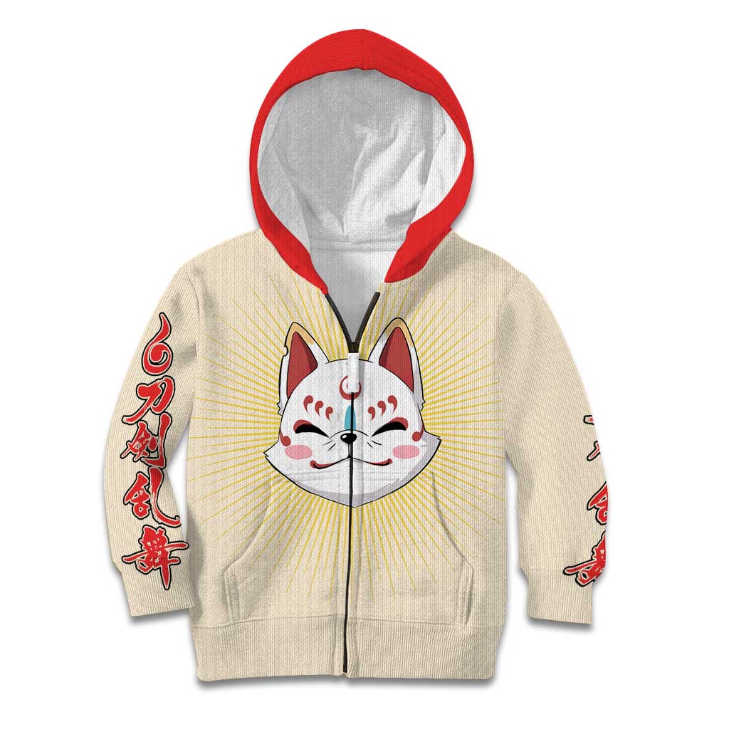 Cute Foxes Touken Ranbu Kid Hoodie Japan Anime Style - The Mazicc