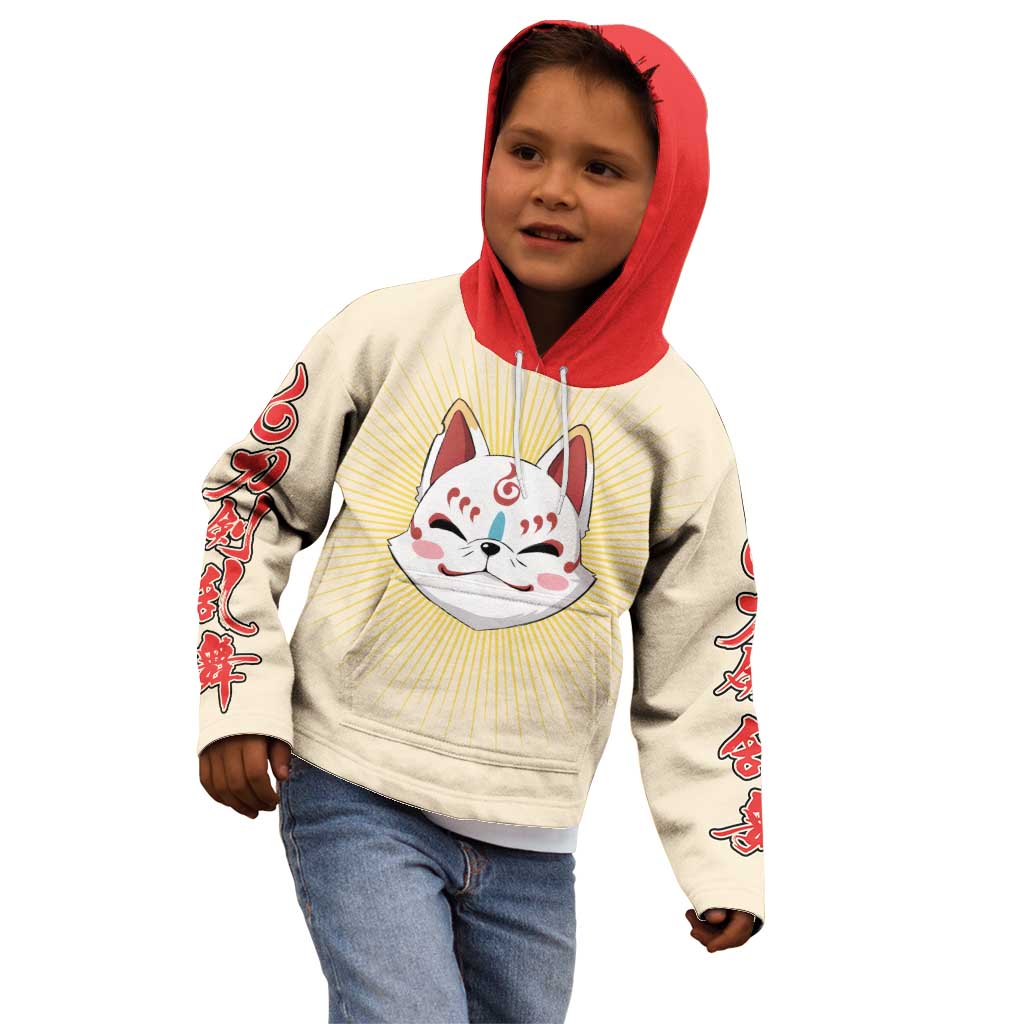 Cute Foxes Touken Ranbu Kid Hoodie Japan Anime Style - The Mazicc