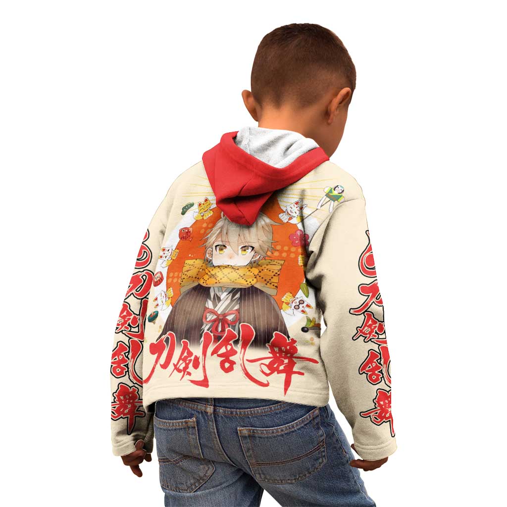 Cute Foxes Touken Ranbu Kid Hoodie Japan Anime Style - The Mazicc