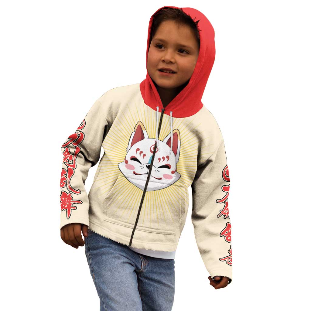 Cute Foxes Touken Ranbu Kid Hoodie Japan Anime Style - The Mazicc
