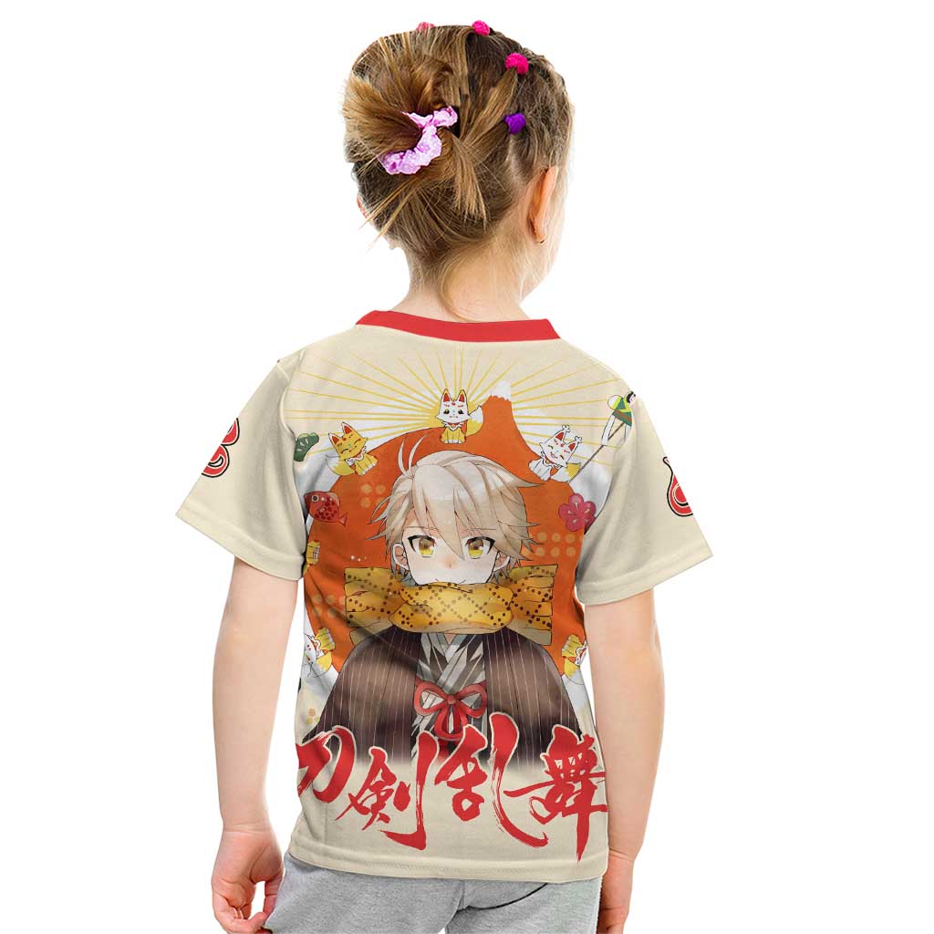 Cute Foxes Touken Ranbu Kid T Shirt Japan Anime Style - The Mazicc