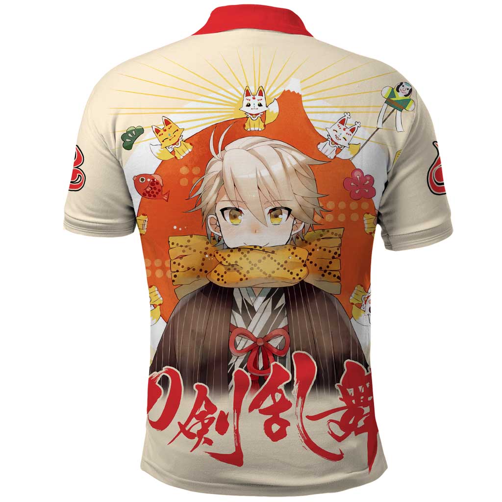 Cute Foxes Touken Ranbu Polo Shirt Japan Anime Style - The Mazicc