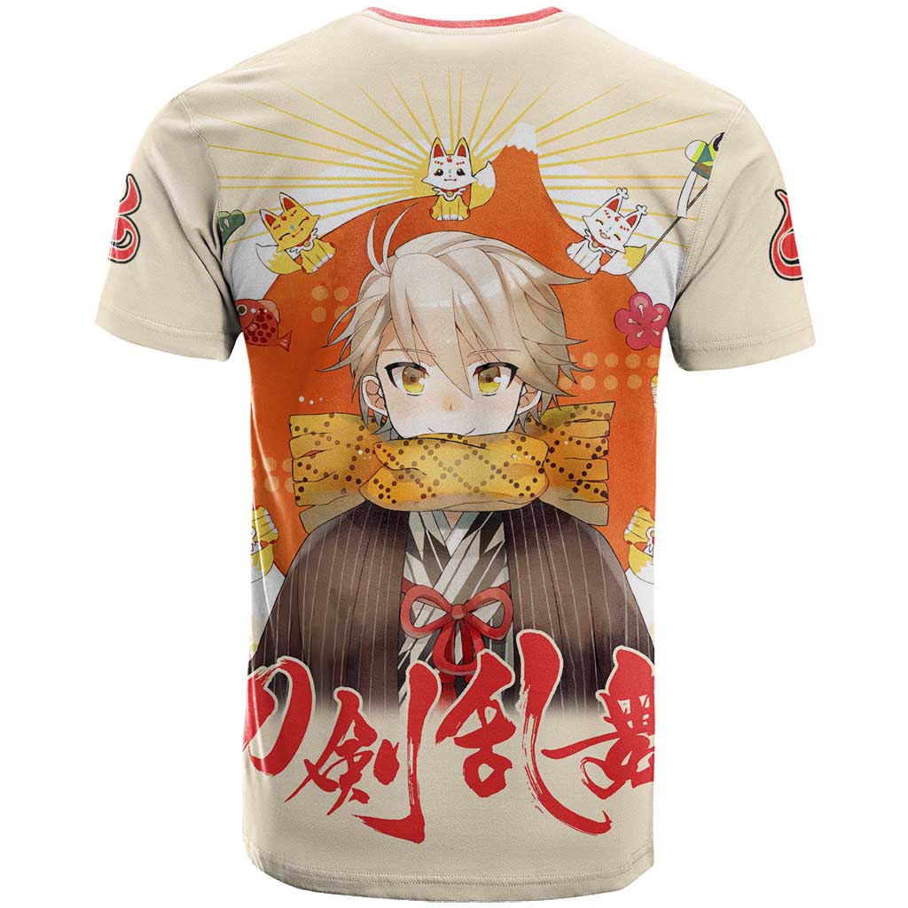 Cute Foxes Touken Ranbu T Shirt Japan Anime Style - The Mazicc