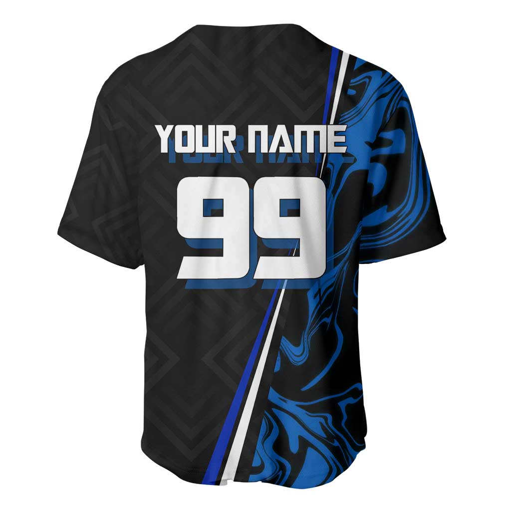 Custom Megumi Fushiguro Jujutsu Kaisen Baseball Jersey Blue Flames Soccer Theme Anime