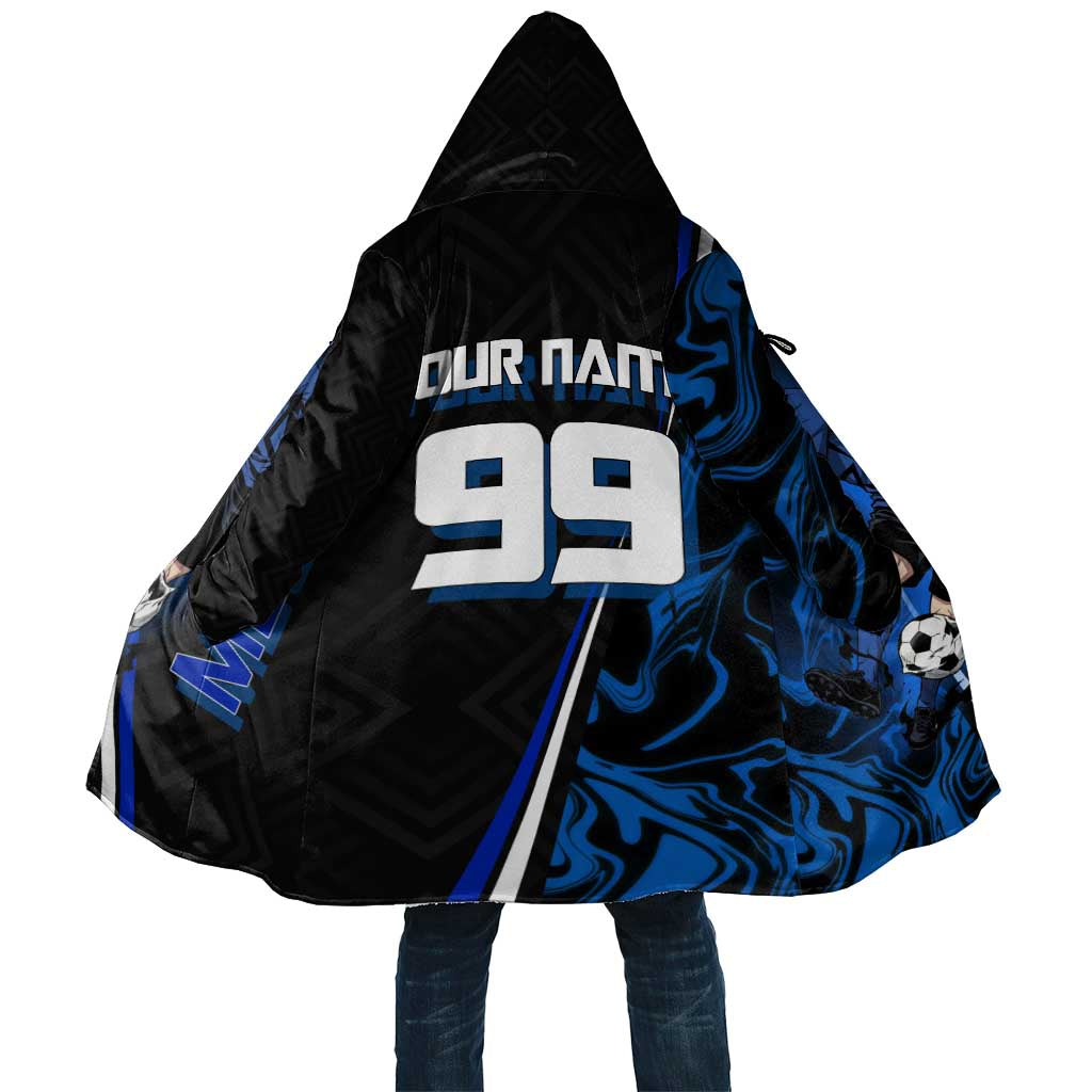Custom Megumi Fushiguro Jujutsu Kaisen Cloak Blue Flames Soccer Theme Anime