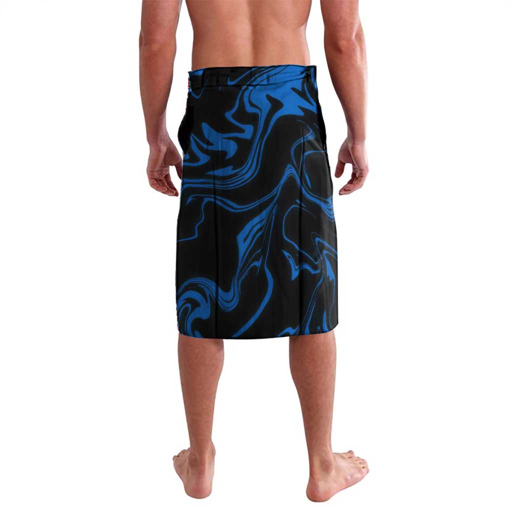 Custom Megumi Fushiguro Jujutsu Kaisen Lavalava Blue Flames Soccer Theme Anime
