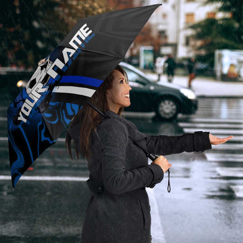 Custom Megumi Fushiguro Jujutsu Kaisen Umbrella Blue Flames Soccer Theme Anime