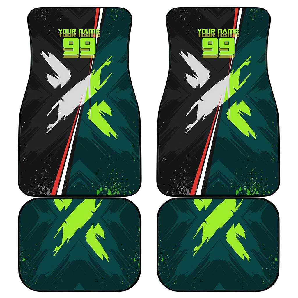 Personalized Kokichi Muta Jujutsu Kaisen Car Mats Anime Soccer Theme Red Uniform Dynamic Kick Design