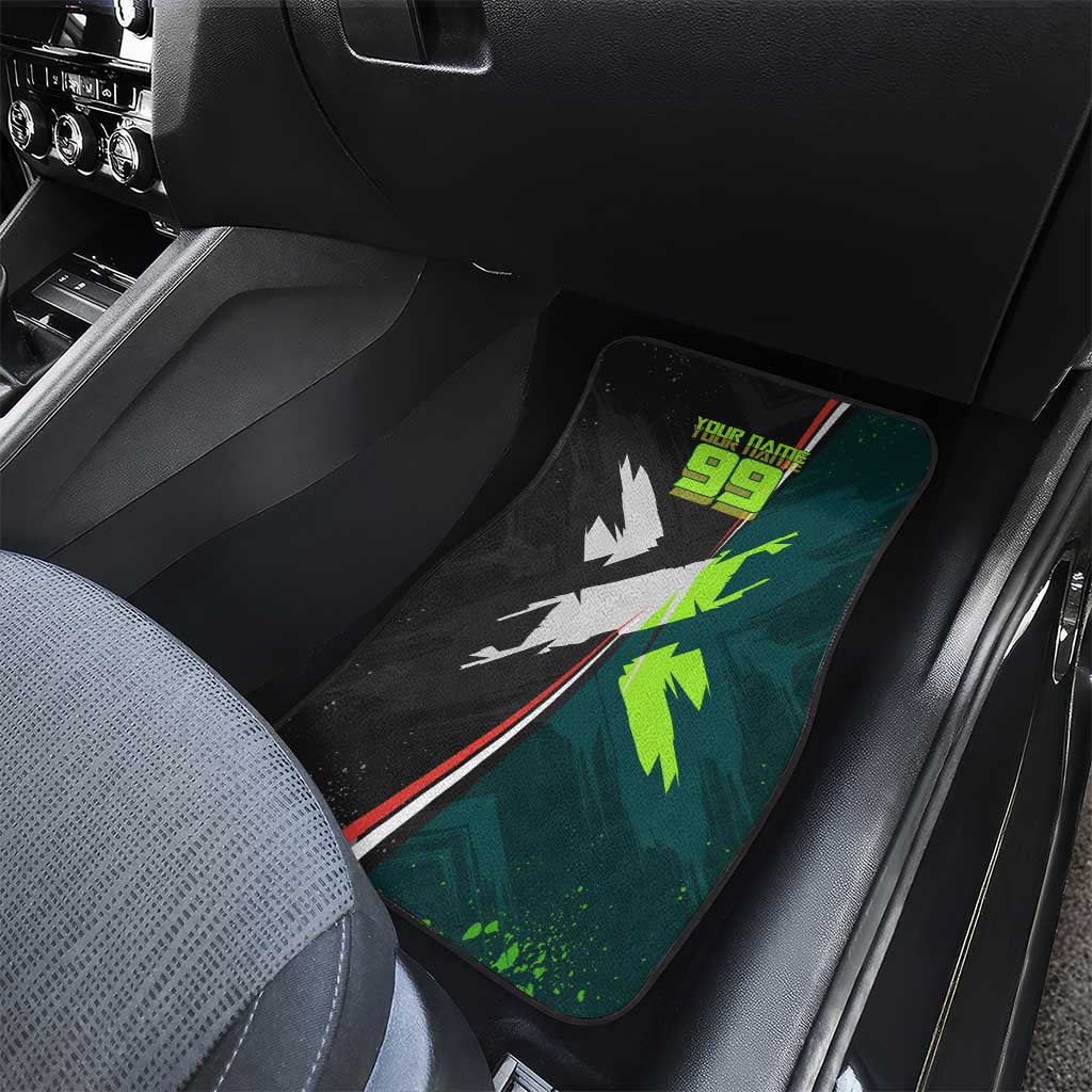 Personalized Kokichi Muta Jujutsu Kaisen Car Mats Anime Soccer Theme Red Uniform Dynamic Kick Design