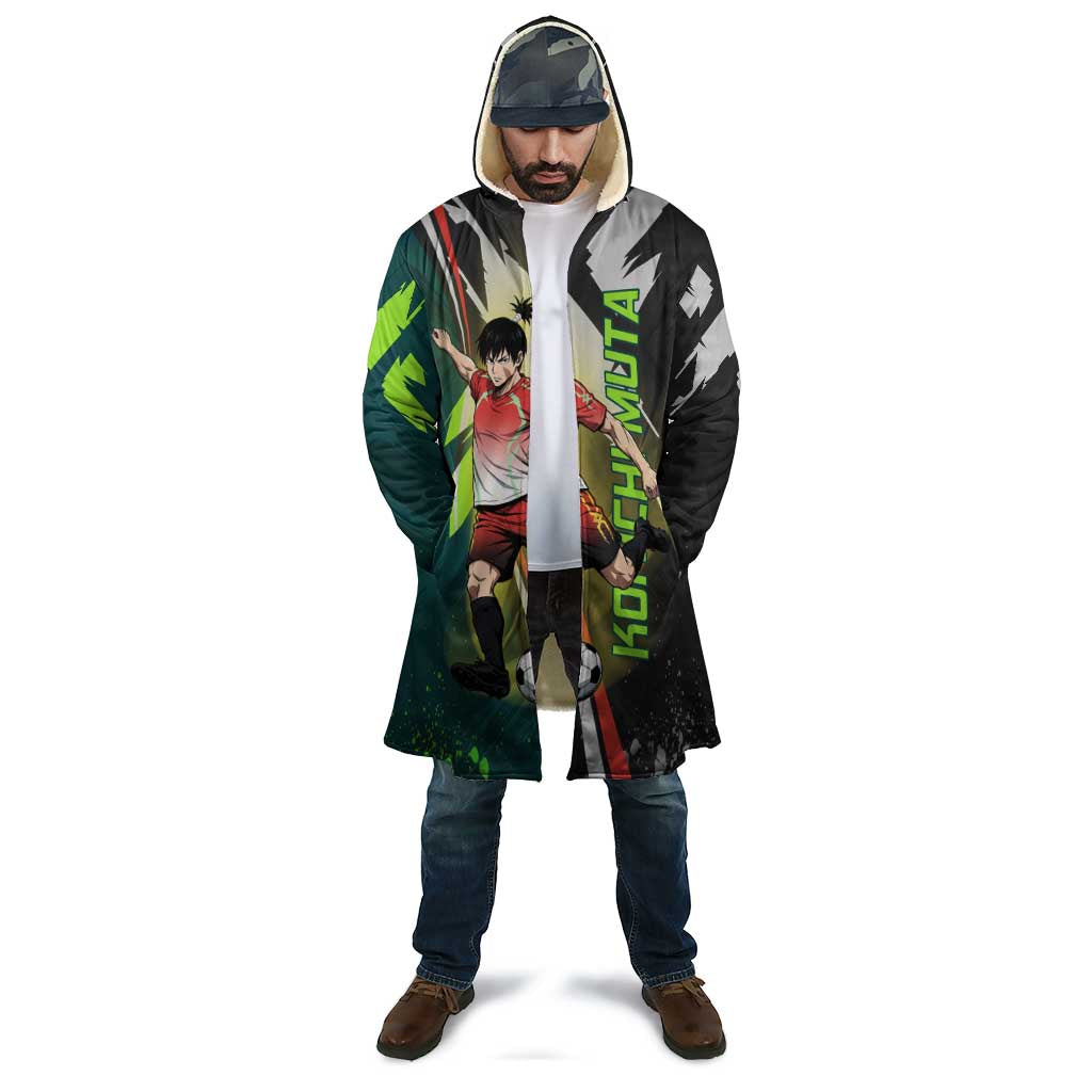 Personalized Kokichi Muta Jujutsu Kaisen Cloak Anime Soccer Theme Red Uniform Dynamic Kick Design