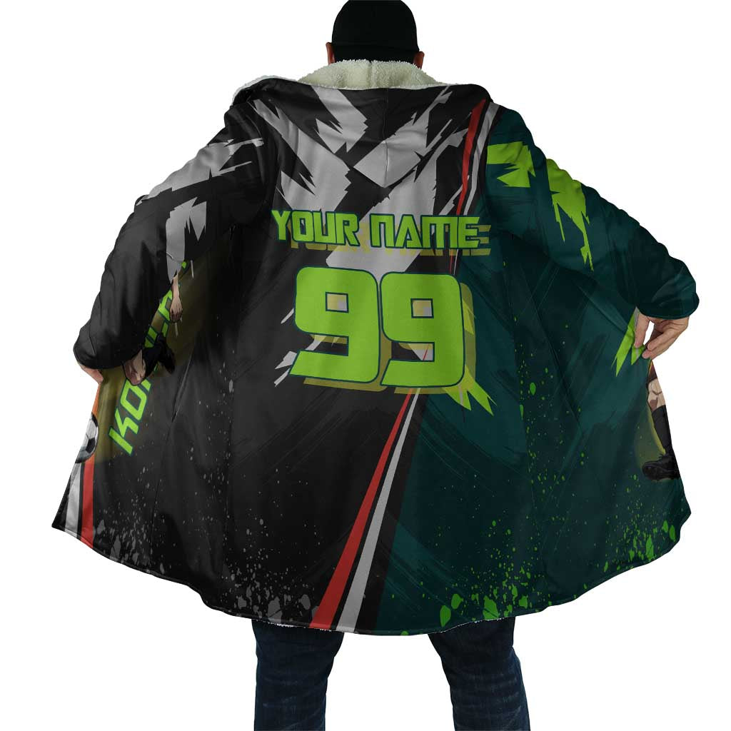 Personalized Kokichi Muta Jujutsu Kaisen Cloak Anime Soccer Theme Red Uniform Dynamic Kick Design