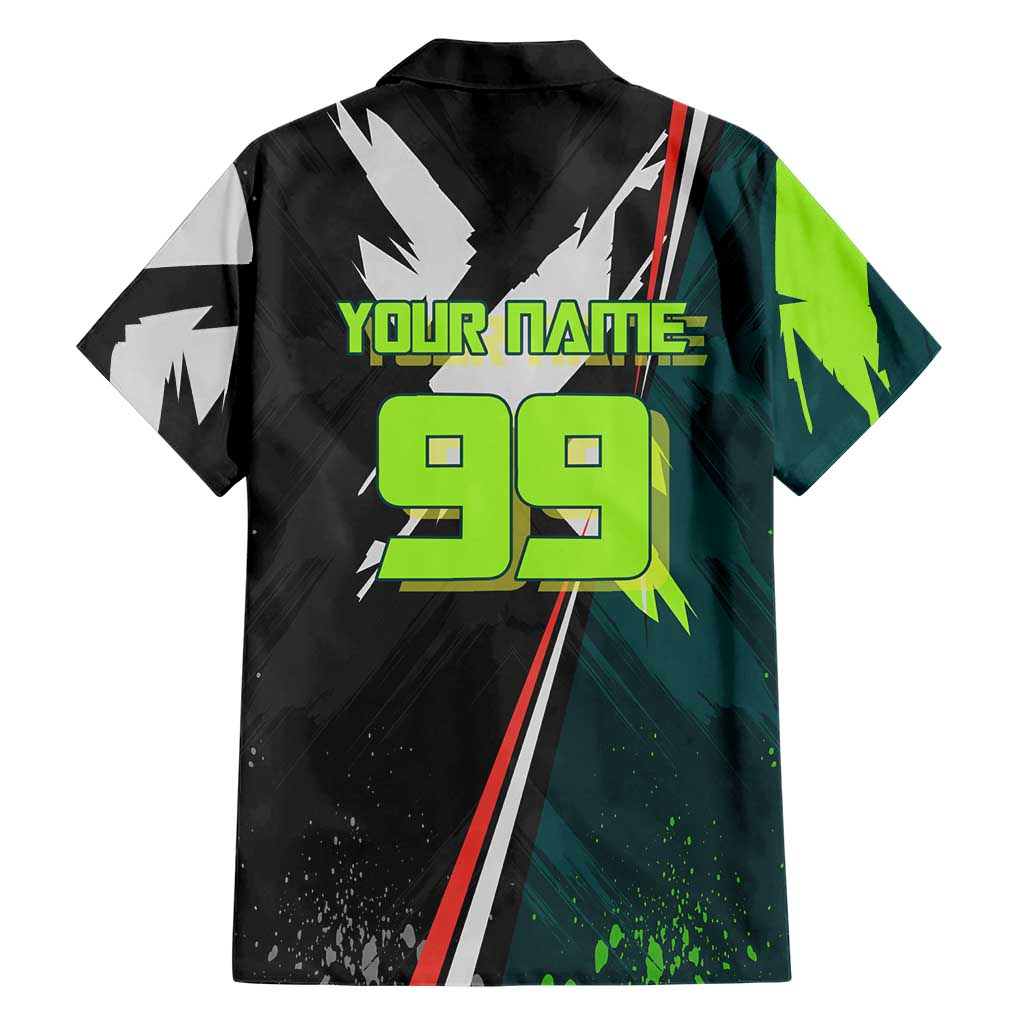Personalized Kokichi Muta Jujutsu Kaisen Family Matching Tank Maxi Dress and Hawaiian Shirt Anime Soccer Theme Red Uniform Dynamic Kick Design