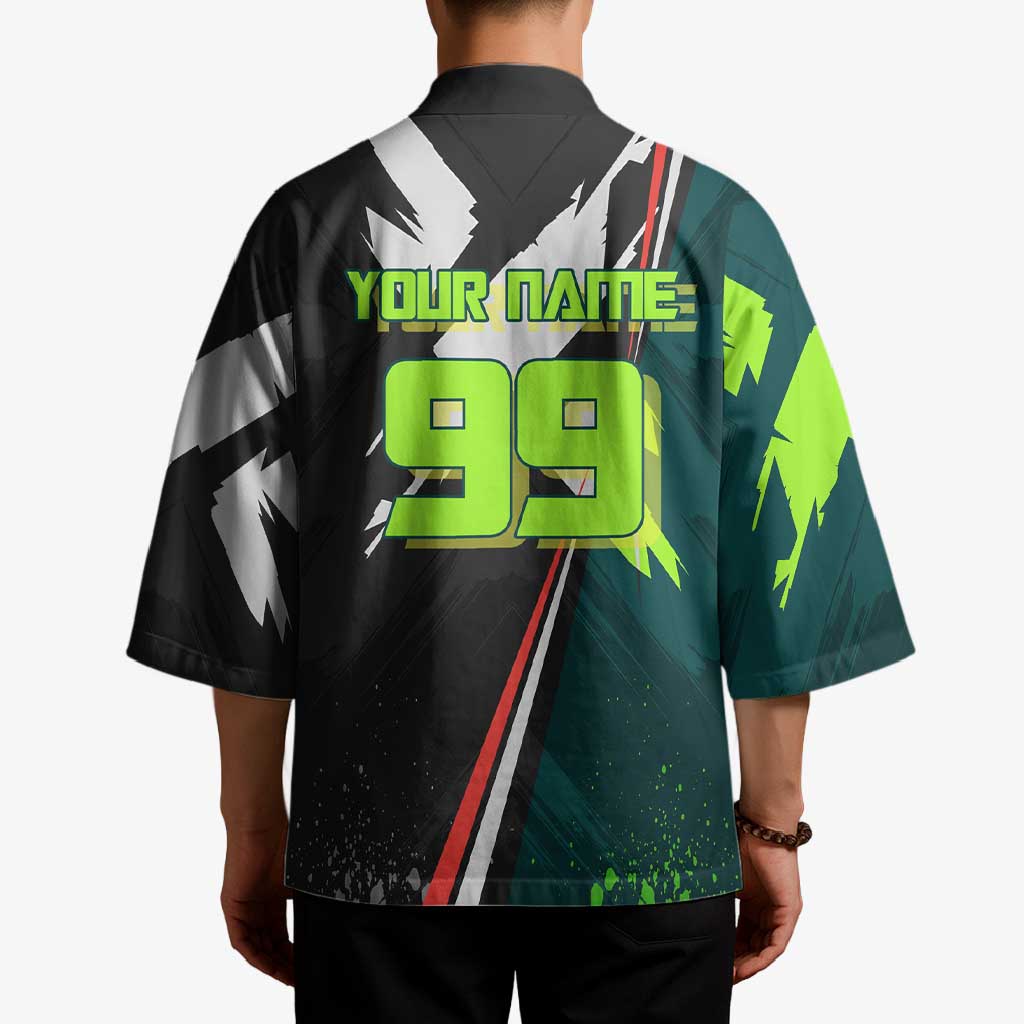 Personalized Kokichi Muta Jujutsu Kaisen Kimono Anime Soccer Theme Red Uniform Dynamic Kick Design