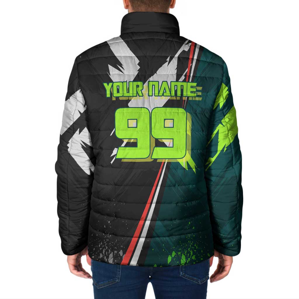 Personalized Kokichi Muta Jujutsu Kaisen Padded Jacket Anime Soccer Theme Red Uniform Dynamic Kick Design