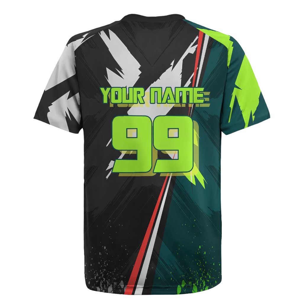 Personalized Kokichi Muta Jujutsu Kaisen Rugby Jersey Anime Soccer Theme Red Uniform Dynamic Kick Design