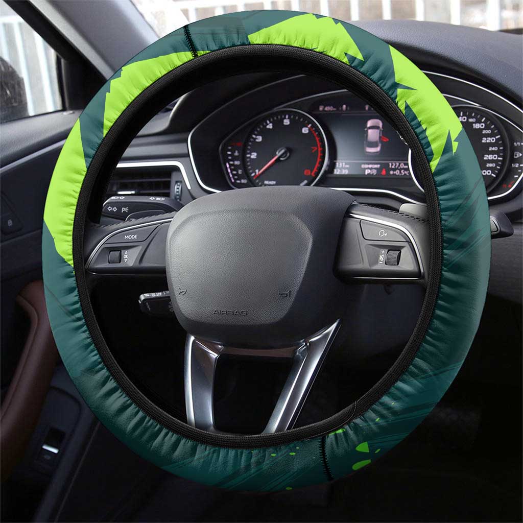 Kokichi Muta Jujutsu Kaisen Steering Wheel Cover Anime Soccer Theme Red Uniform Dynamic Kick Design
