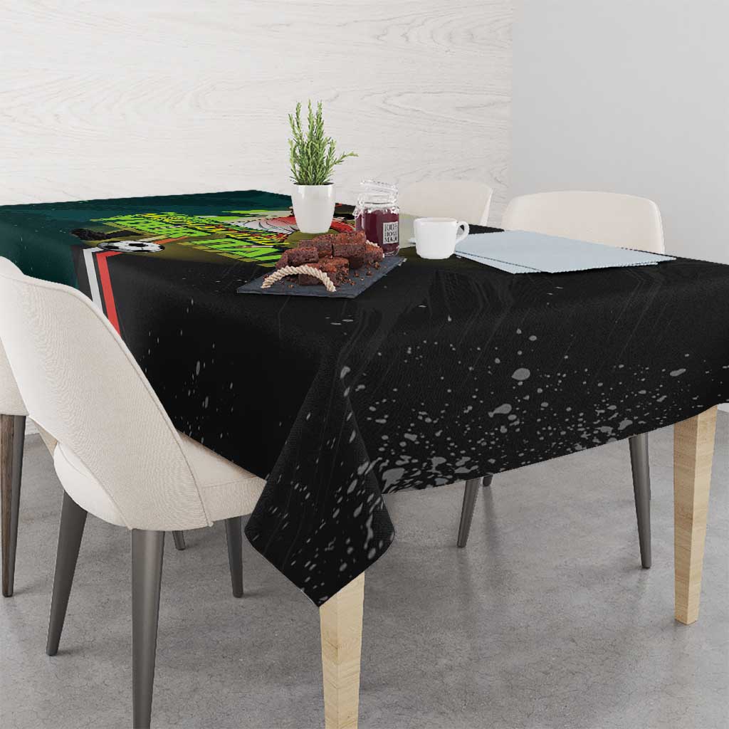 Personalized Kokichi Muta Jujutsu Kaisen Tablecloth Anime Soccer Theme Red Uniform Dynamic Kick Design