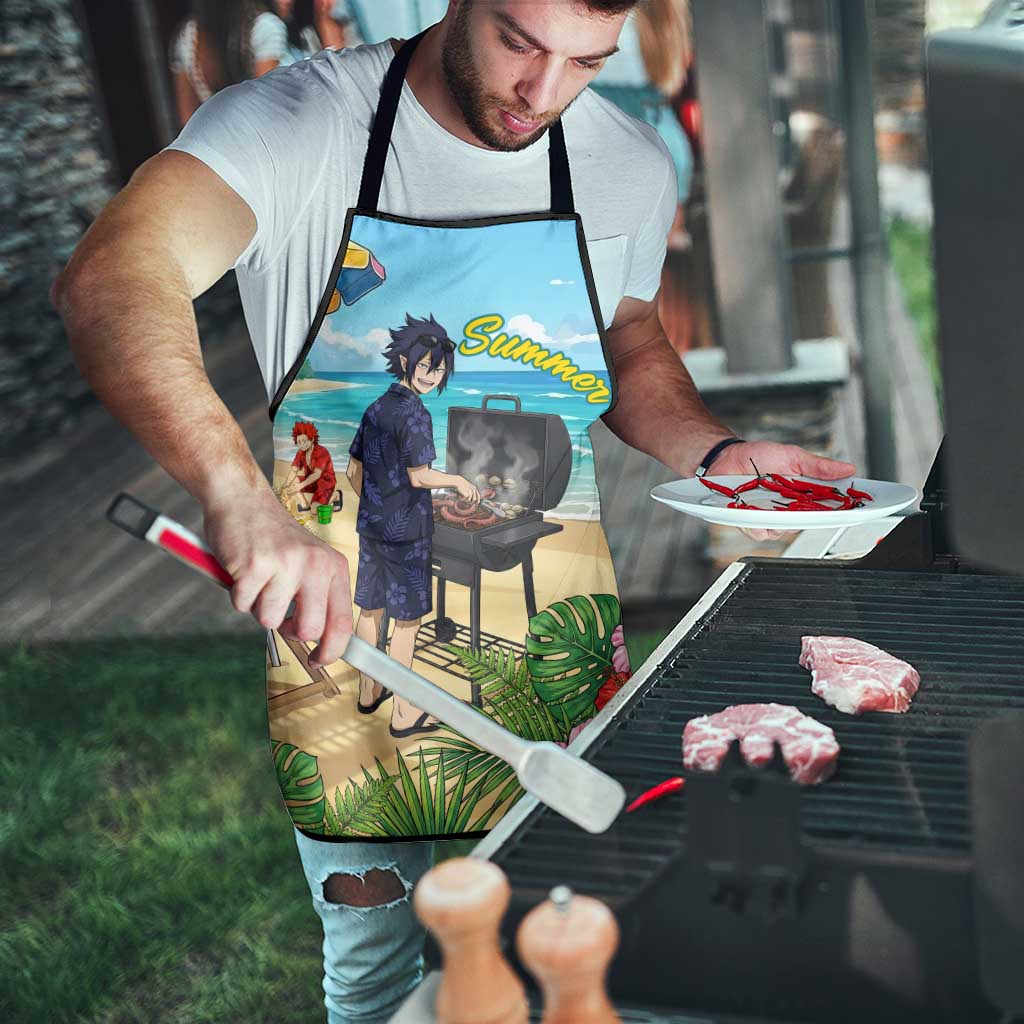 Tamaki Amajiki Summer Chill Apron Tropical Anime Beach Scene