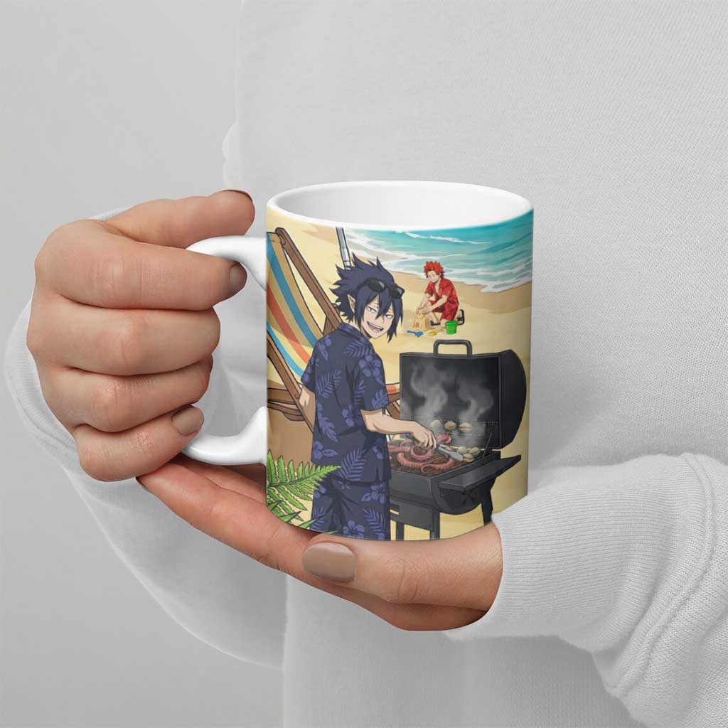 Tamaki Amajiki Summer Chill Ceramic Mug Tropical Anime Beach Scene