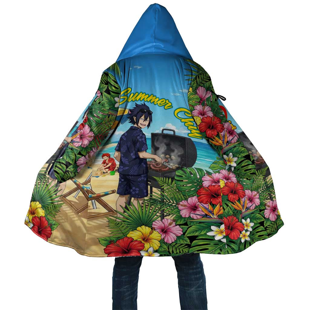 Tamaki Amajiki Summer Chill Cloak Tropical Anime Beach Scene