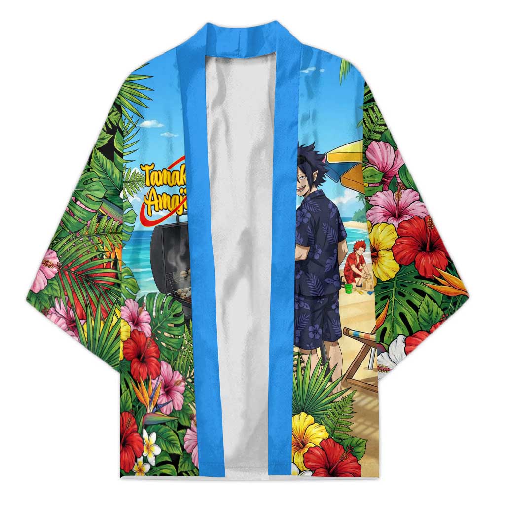 Tamaki Amajiki Summer Chill Kimono Tropical Anime Beach Scene