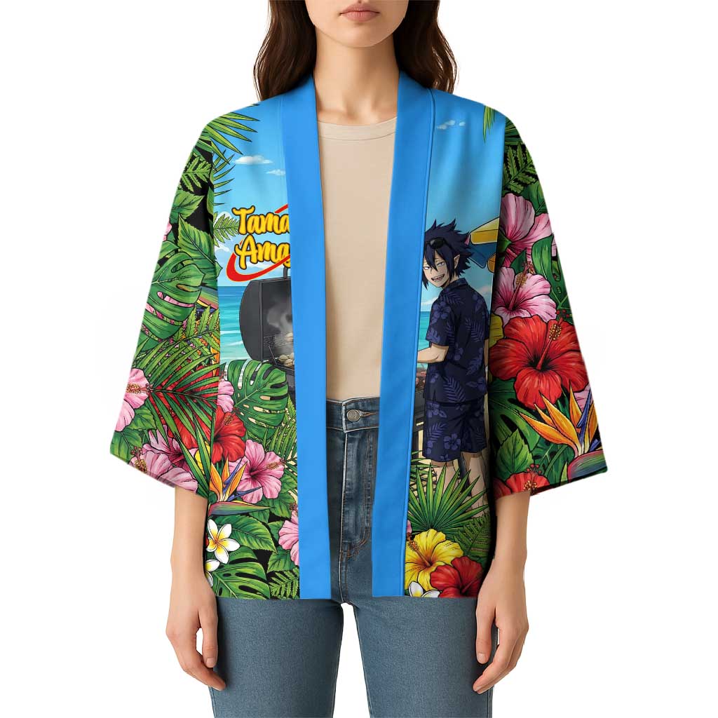 Tamaki Amajiki Summer Chill Kimono Tropical Anime Beach Scene