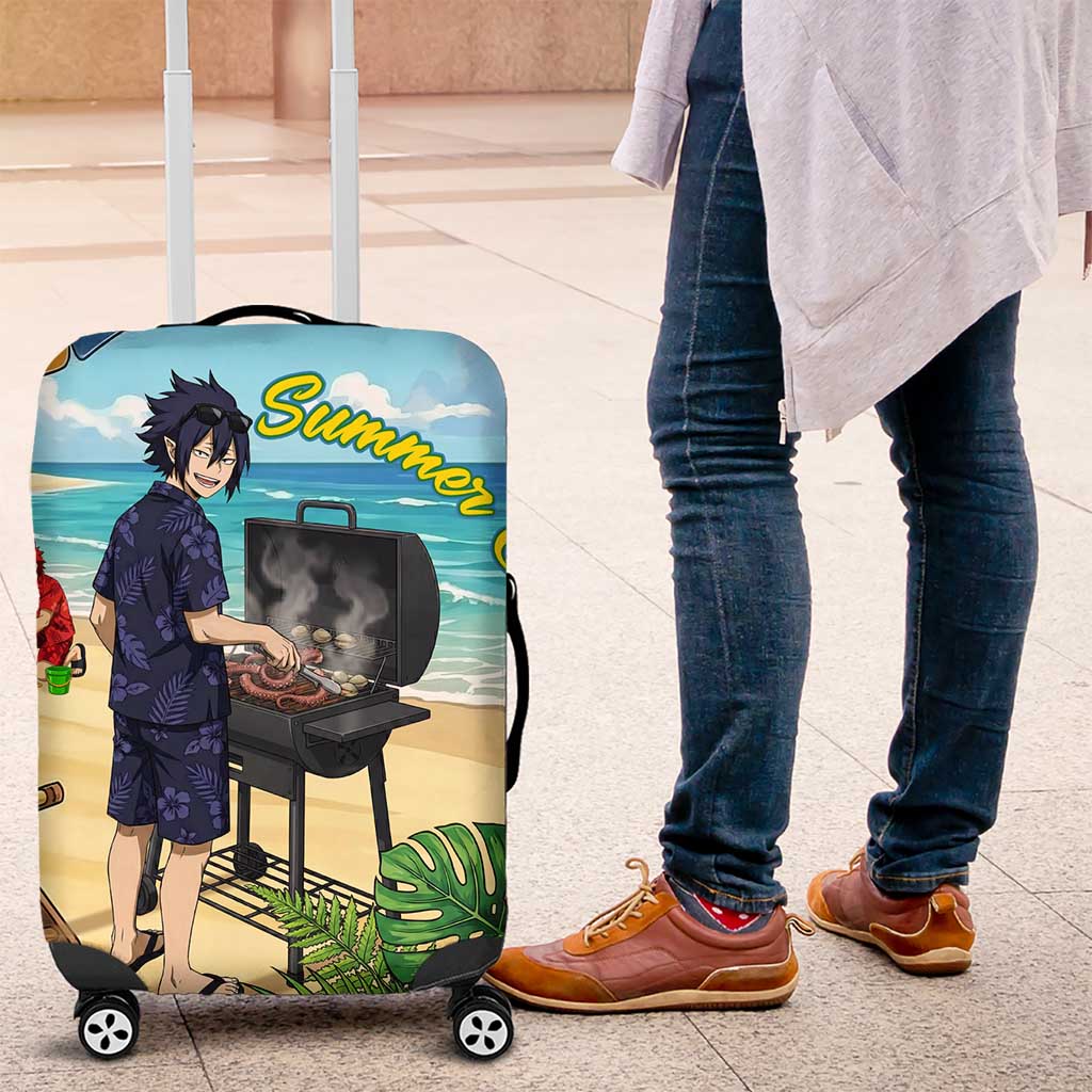 Tamaki Amajiki Summer Chill Luggage Cover Tropical Anime Beach Scene