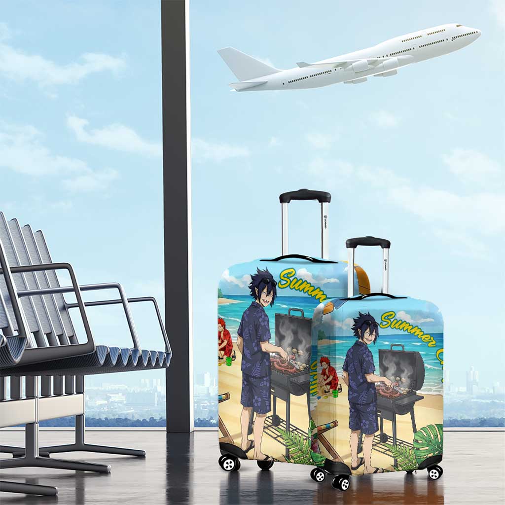 Tamaki Amajiki Summer Chill Luggage Cover Tropical Anime Beach Scene