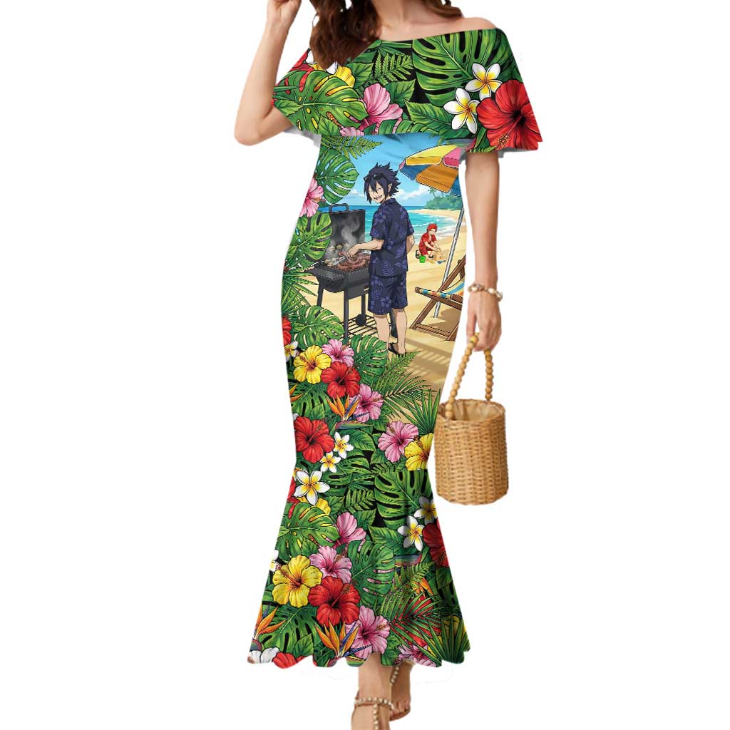 Tamaki Amajiki Summer Chill Mermaid Dress Tropical Anime Beach Scene