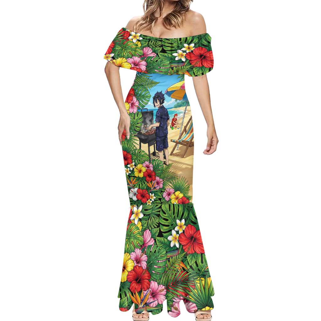 Tamaki Amajiki Summer Chill Mermaid Dress Tropical Anime Beach Scene