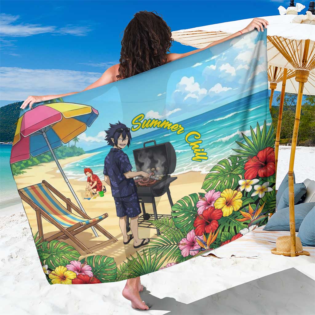 Tamaki Amajiki Summer Chill Sarong Tropical Anime Beach Scene