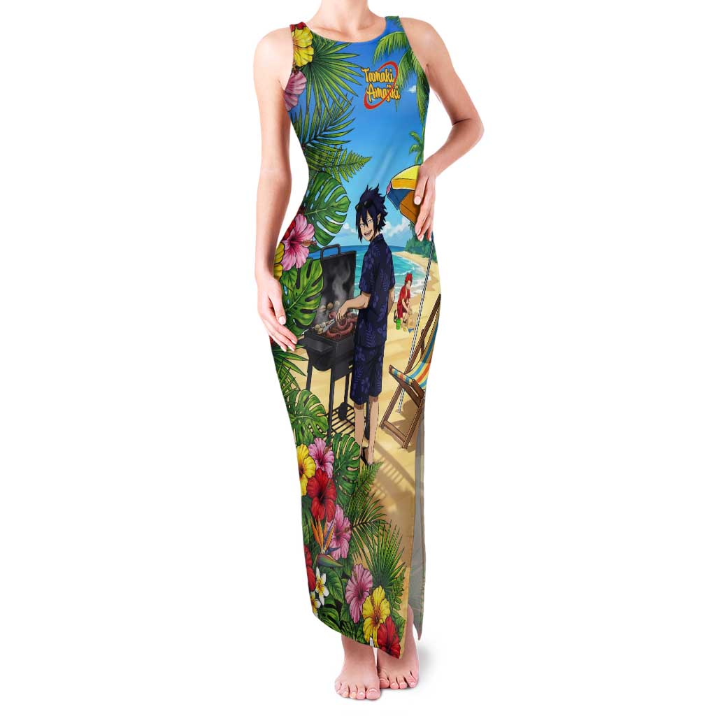 Tamaki Amajiki Summer Chill Tank Maxi Dress Tropical Anime Beach Scene