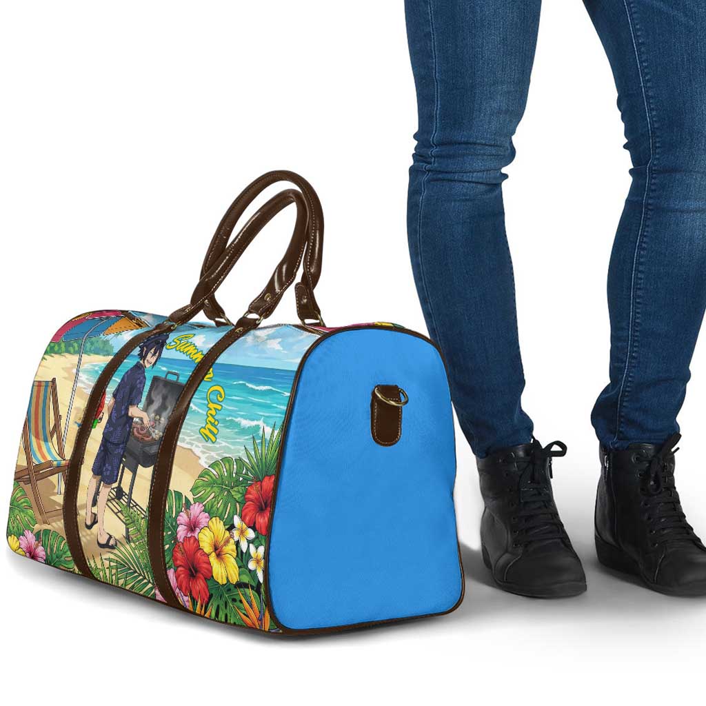 Tamaki Amajiki Summer Chill Travel Bag Tropical Anime Beach Scene