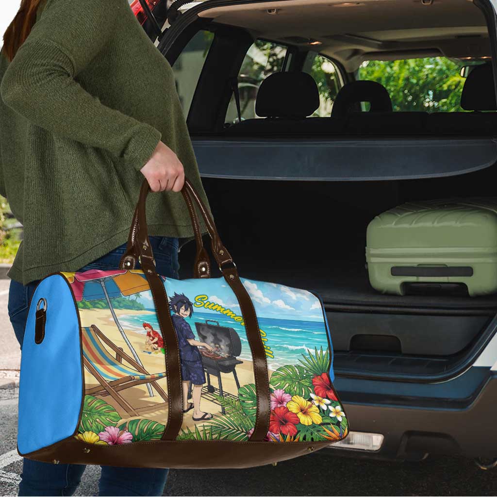 Tamaki Amajiki Summer Chill Travel Bag Tropical Anime Beach Scene