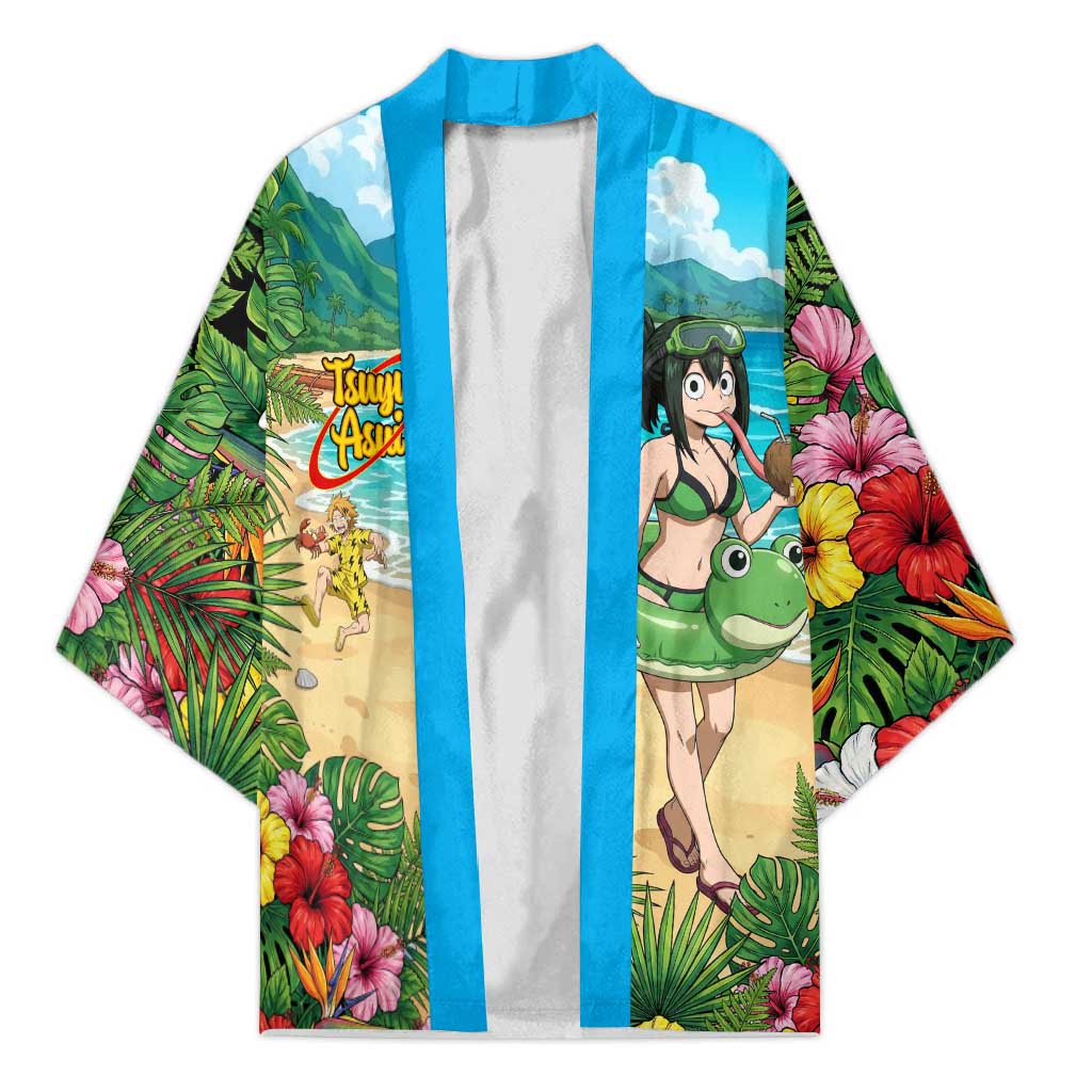 Tsuyu Asui Summer Chill Kimono Tropical Anime Vacation Art