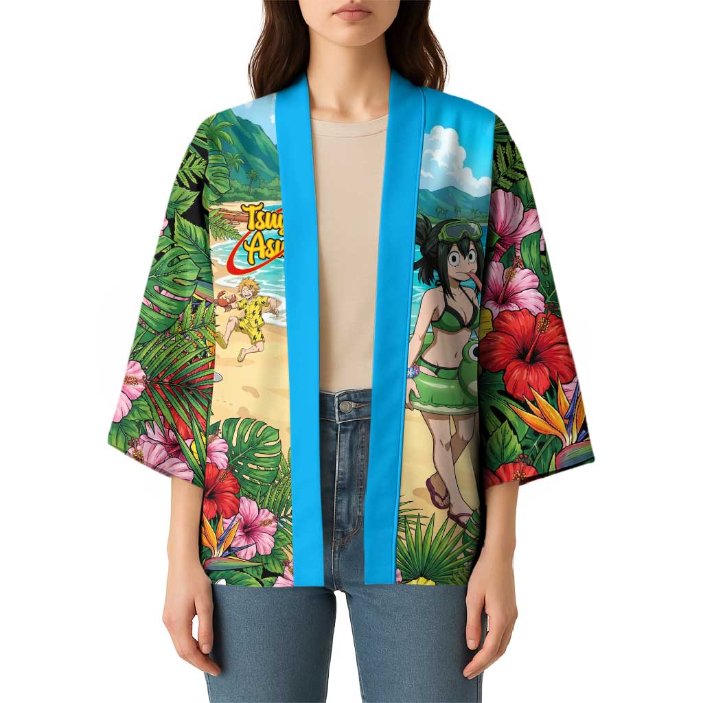 Tsuyu Asui Summer Chill Kimono Tropical Anime Vacation Art