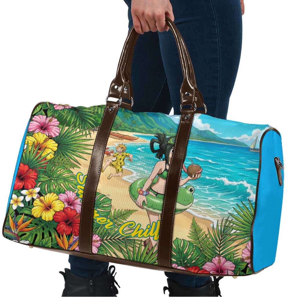 Tsuyu Asui Summer Chill Travel Bag Tropical Anime Vacation Art