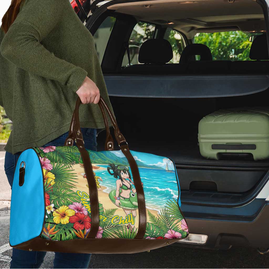 Tsuyu Asui Summer Chill Travel Bag Tropical Anime Vacation Art