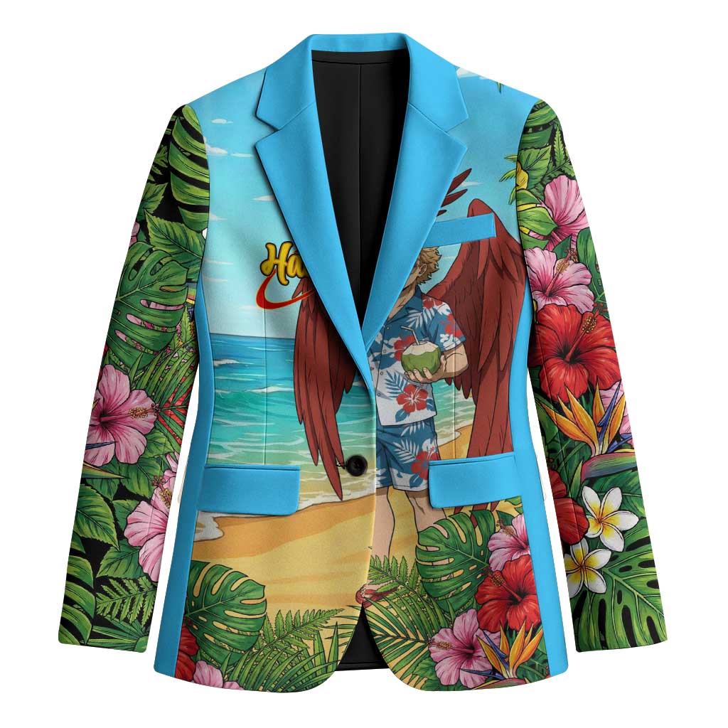 Hawks Summer Chill Blazer Tropical Anime Beach Vibes