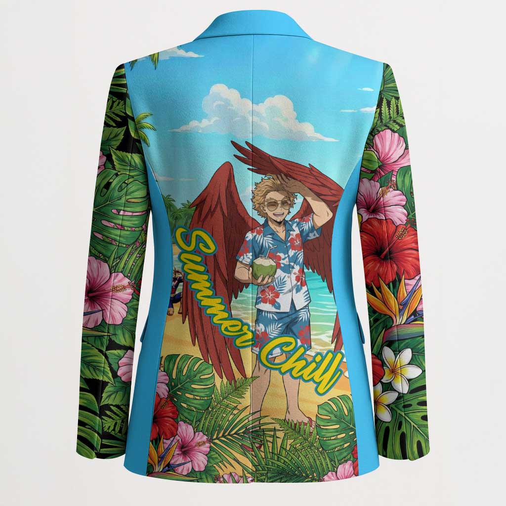 Hawks Summer Chill Blazer Tropical Anime Beach Vibes