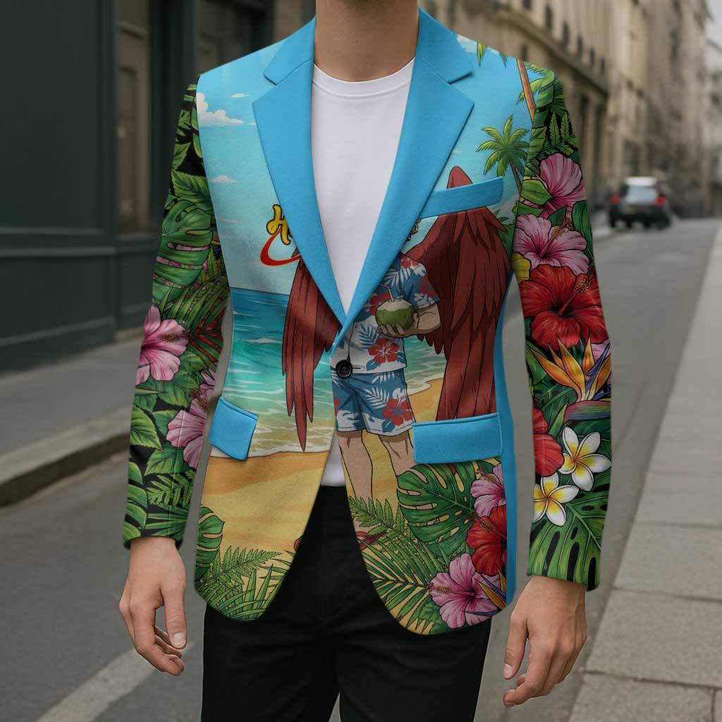 Hawks Summer Chill Blazer Tropical Anime Beach Vibes