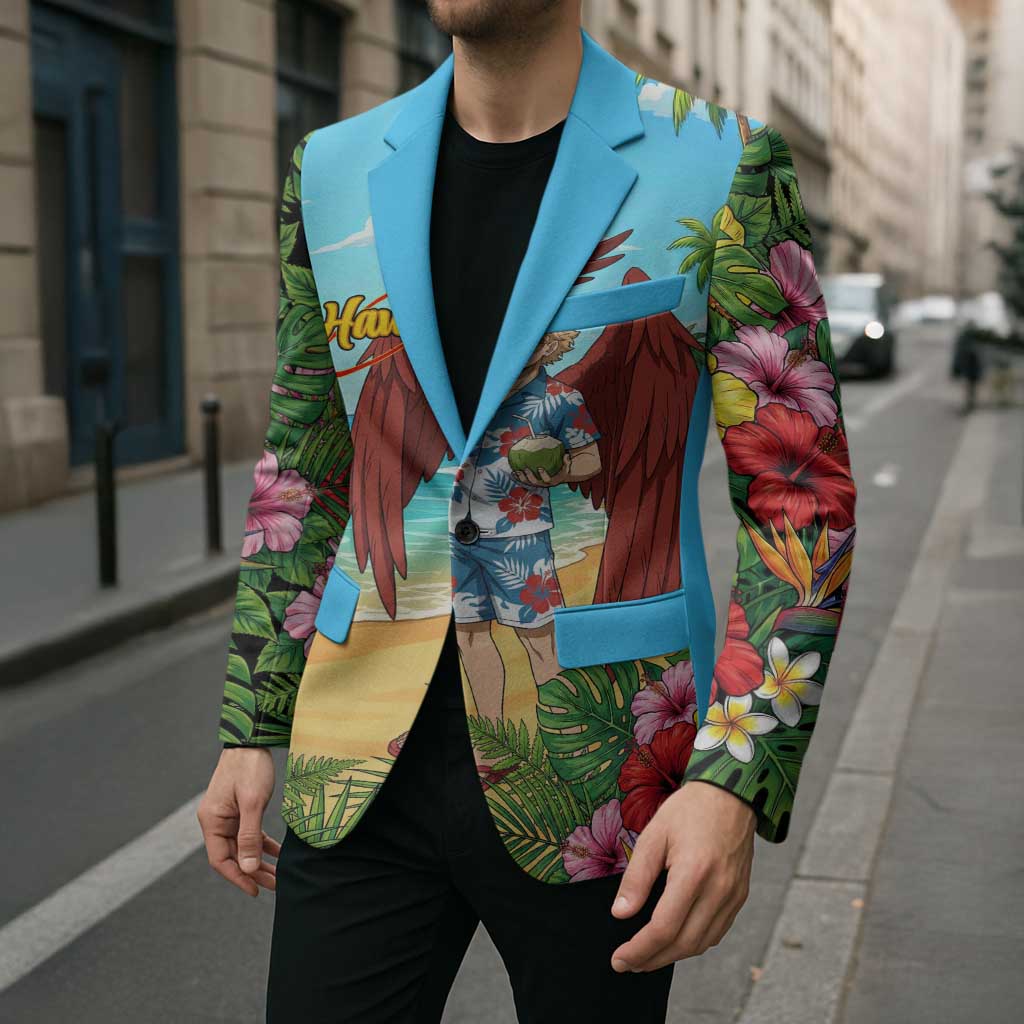 Hawks Summer Chill Blazer Tropical Anime Beach Vibes