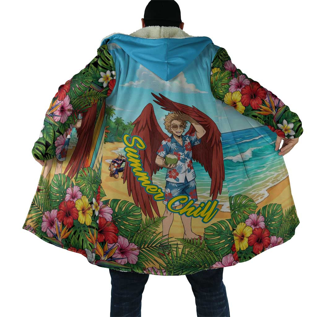 Hawks Summer Chill Cloak Tropical Anime Beach Vibes