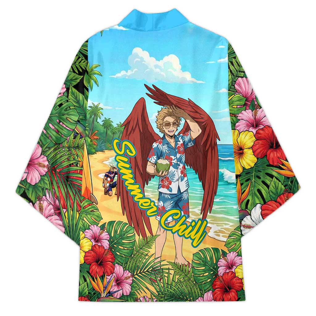Hawks Summer Chill Kimono Tropical Anime Beach Vibes