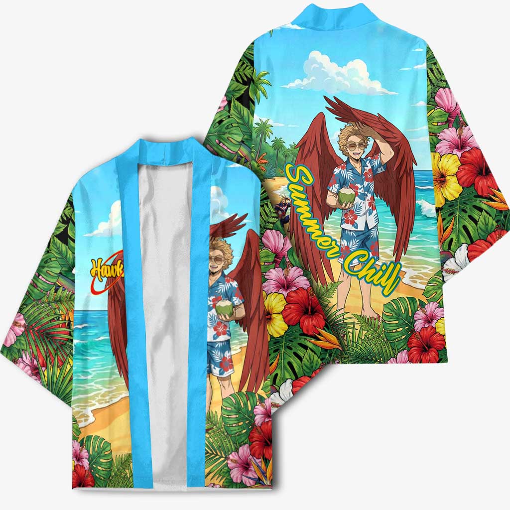 Hawks Summer Chill Kimono Tropical Anime Beach Vibes
